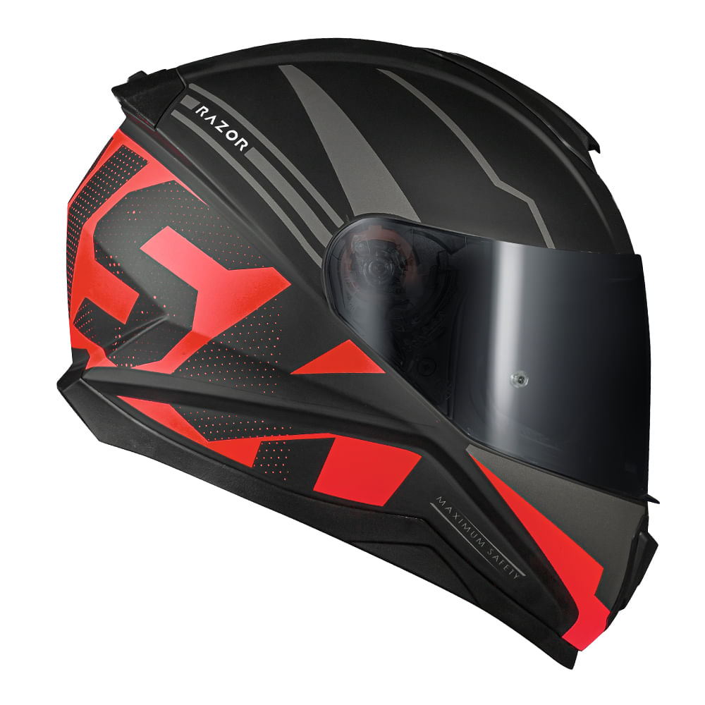CAPACETE NORISK RAZOR FULL VERMELHO FOSCO
