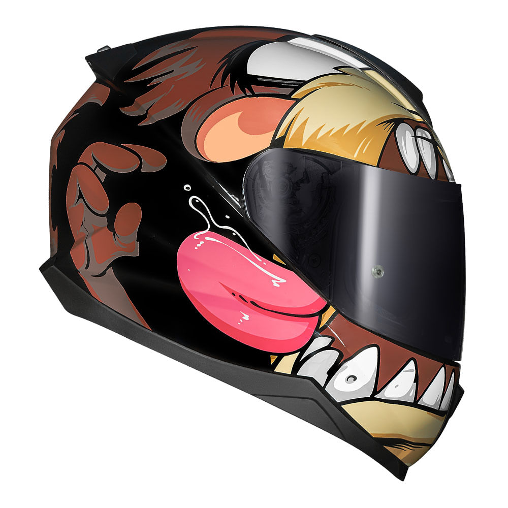 CAPACETE NORISK RAZOR GRAFICO TAZ PRETO