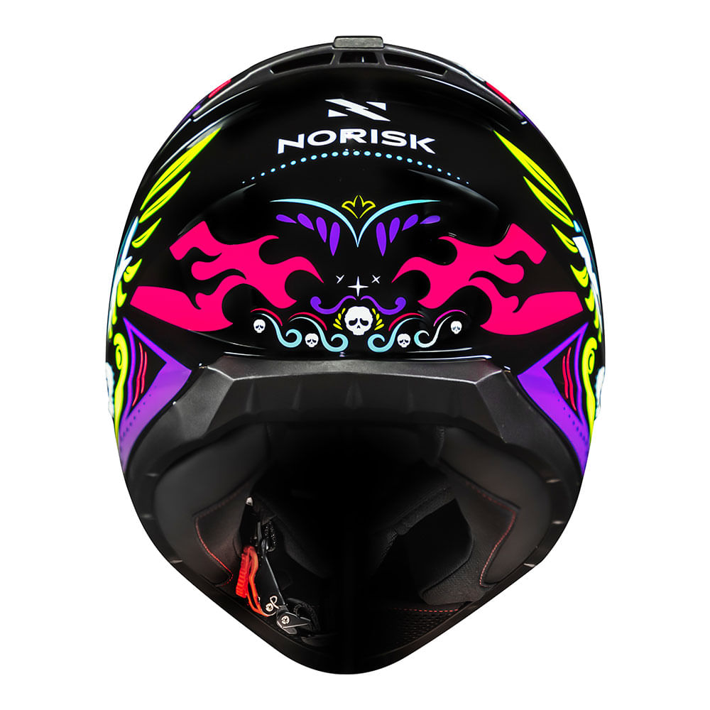 CAPACETE NORISK RAZOR CIRCUS ROSA 2