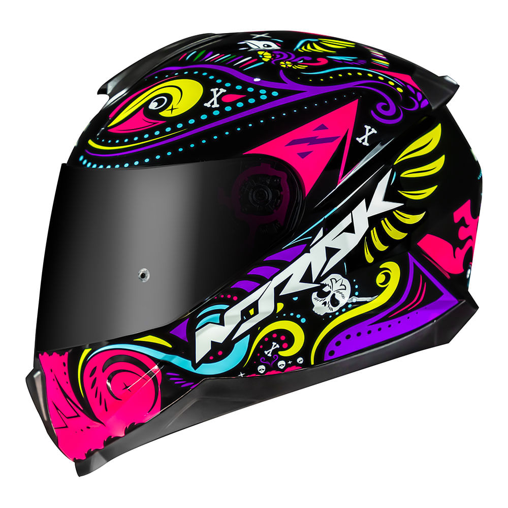 CAPACETE NORISK RAZOR CIRCUS ROSA 3