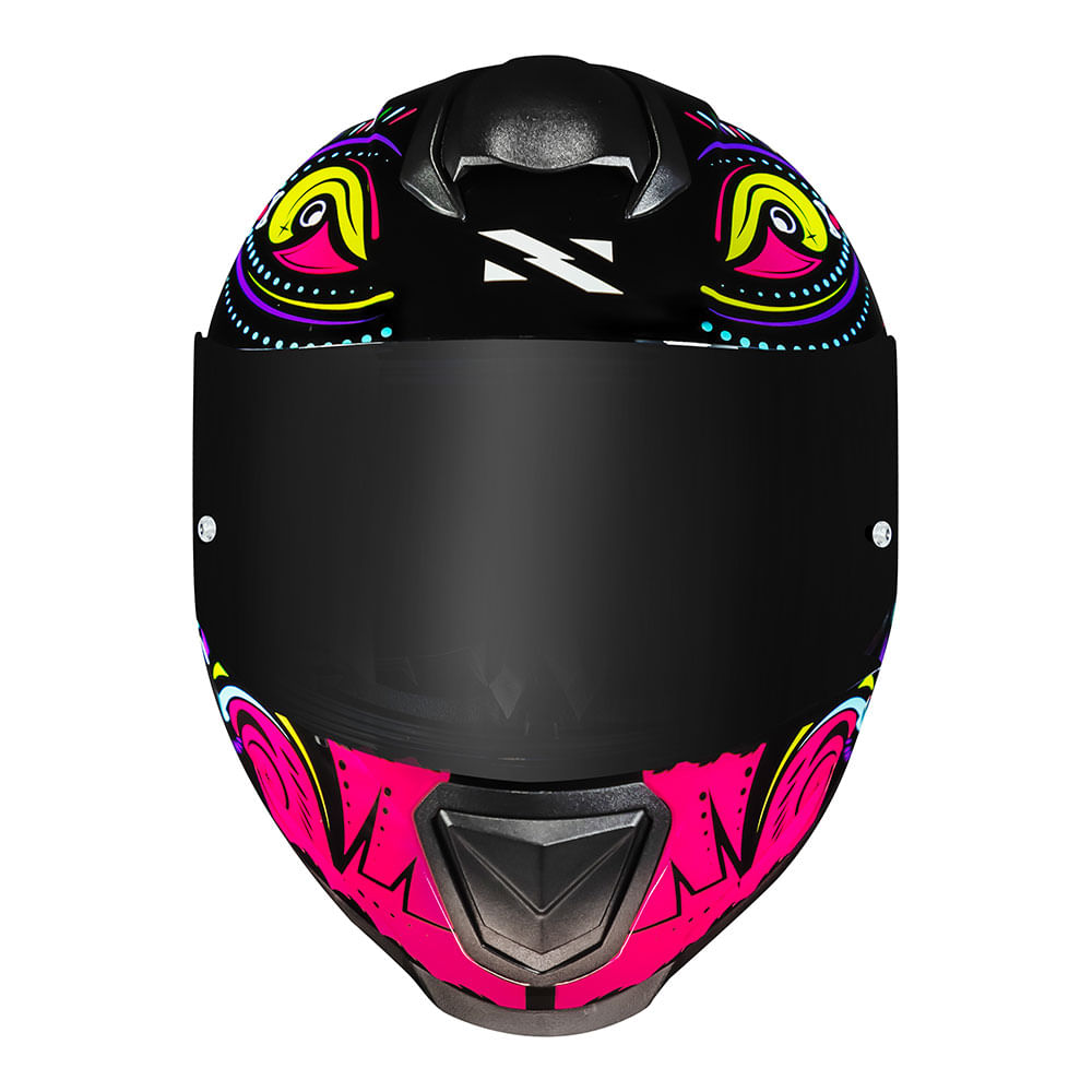 CAPACETE NORISK RAZOR CIRCUS ROSA 4