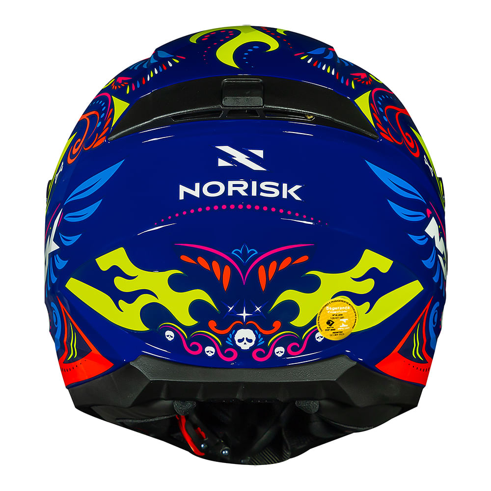 CAPACETE NORISK RAZOR CIRCUS AZUL 2
