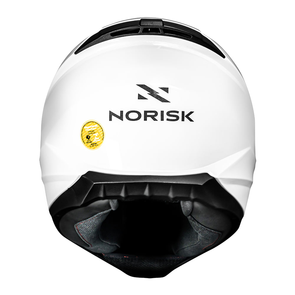 CAPACETE NORISK RAZOR MONOCOLOR BRANCO 2