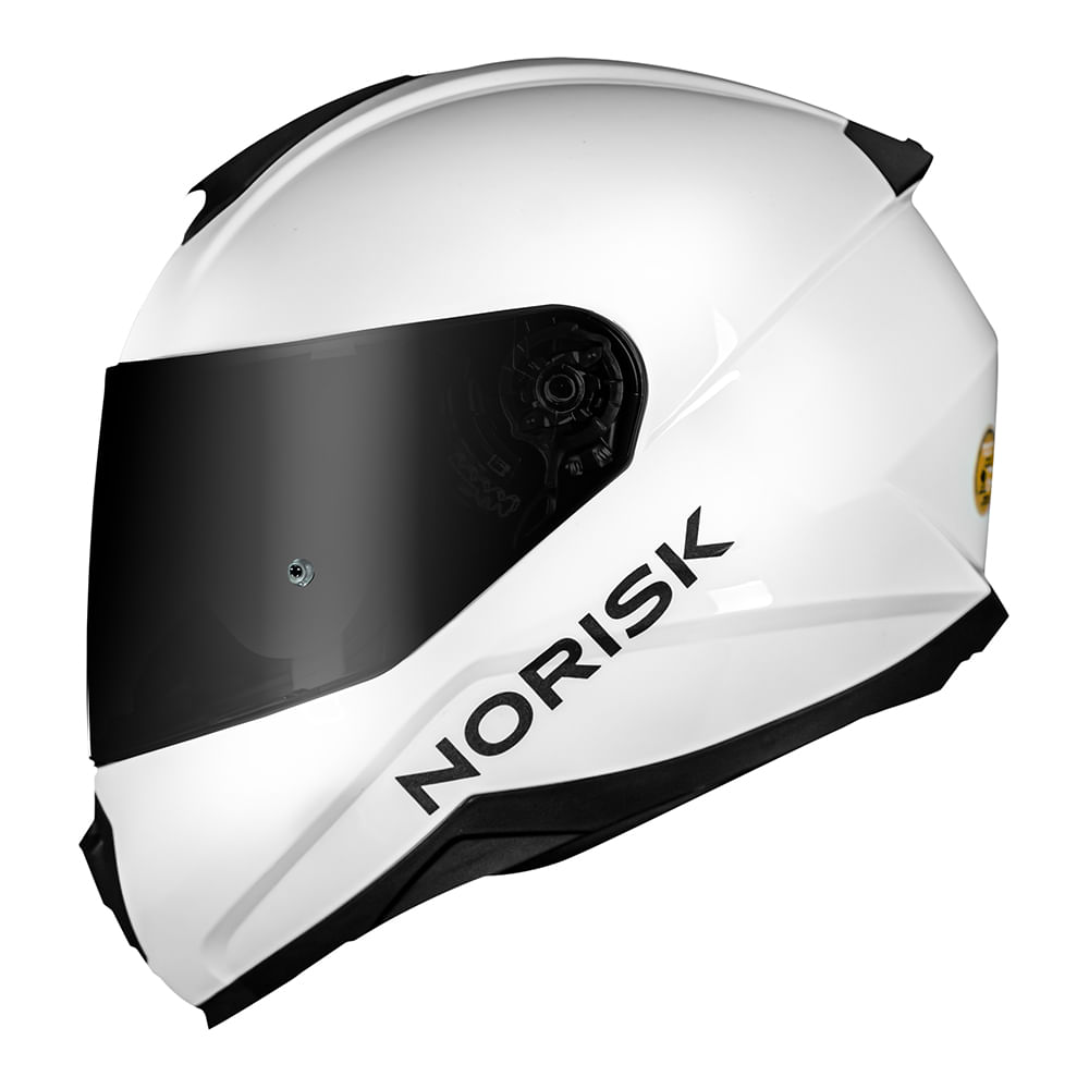 CAPACETE NORISK RAZOR MONOCOLOR BRANCO 3