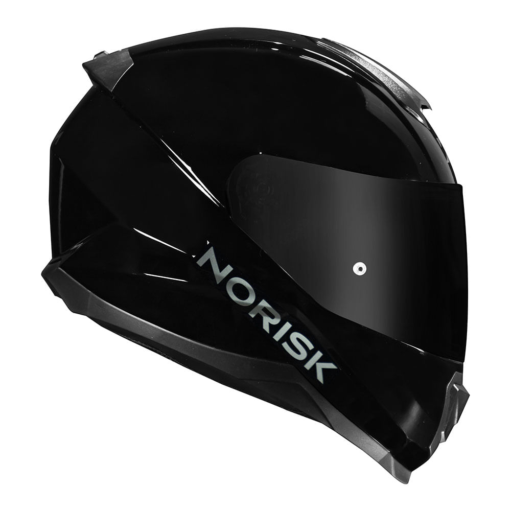 CAPACETE NORISK  RAZOR MONOCOLOR PRETO