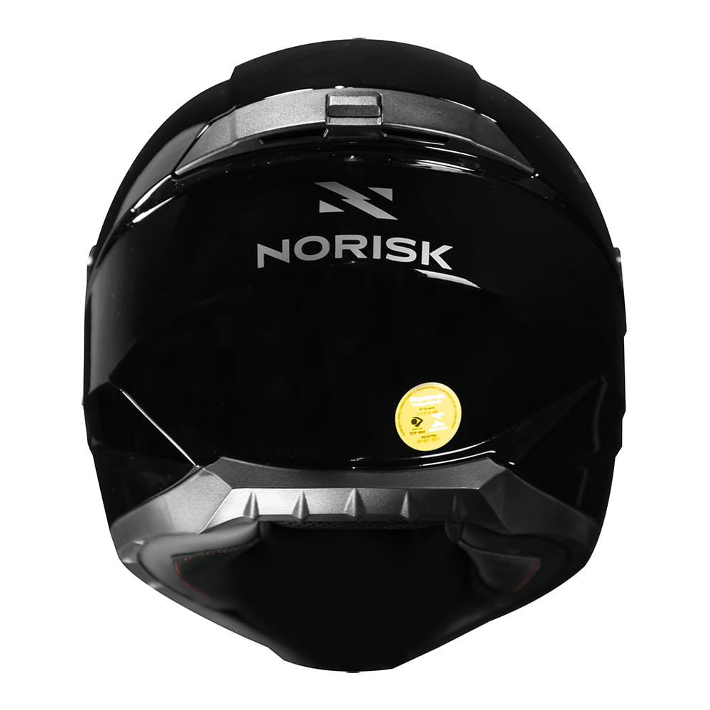 CAPACETE NORISK  RAZOR MONOCOLOR PRETO 2