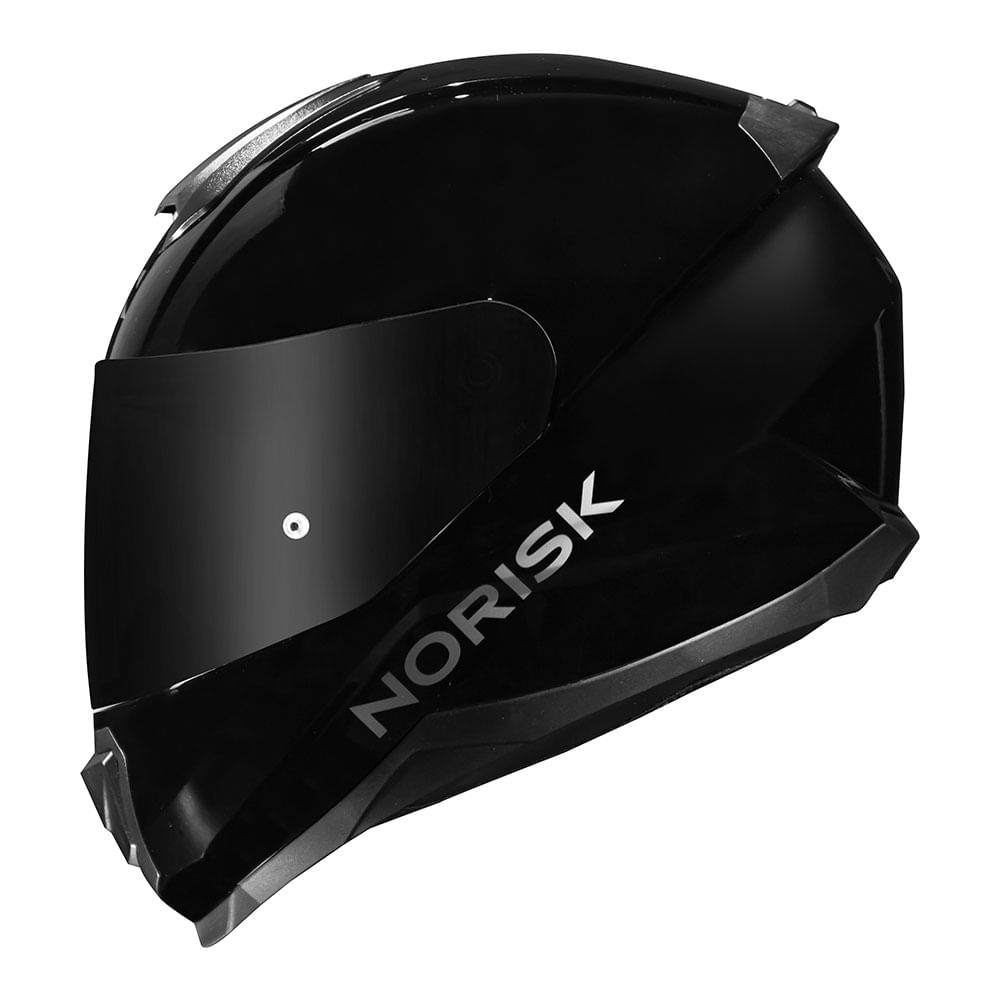 CAPACETE NORISK  RAZOR MONOCOLOR PRETO 3