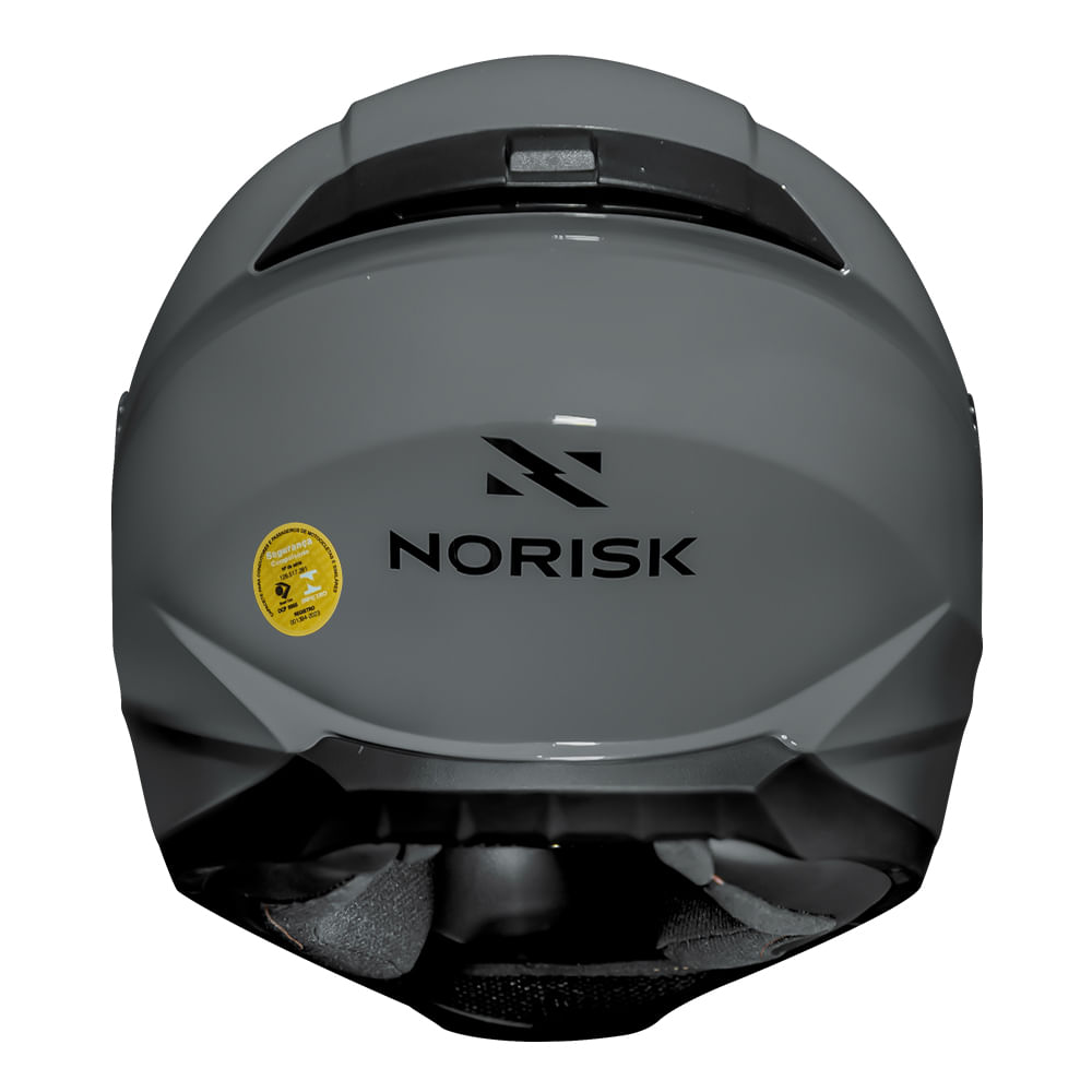 CAPACETE NORISK RAZOR MONOCOLOR NARDO CINZA 2