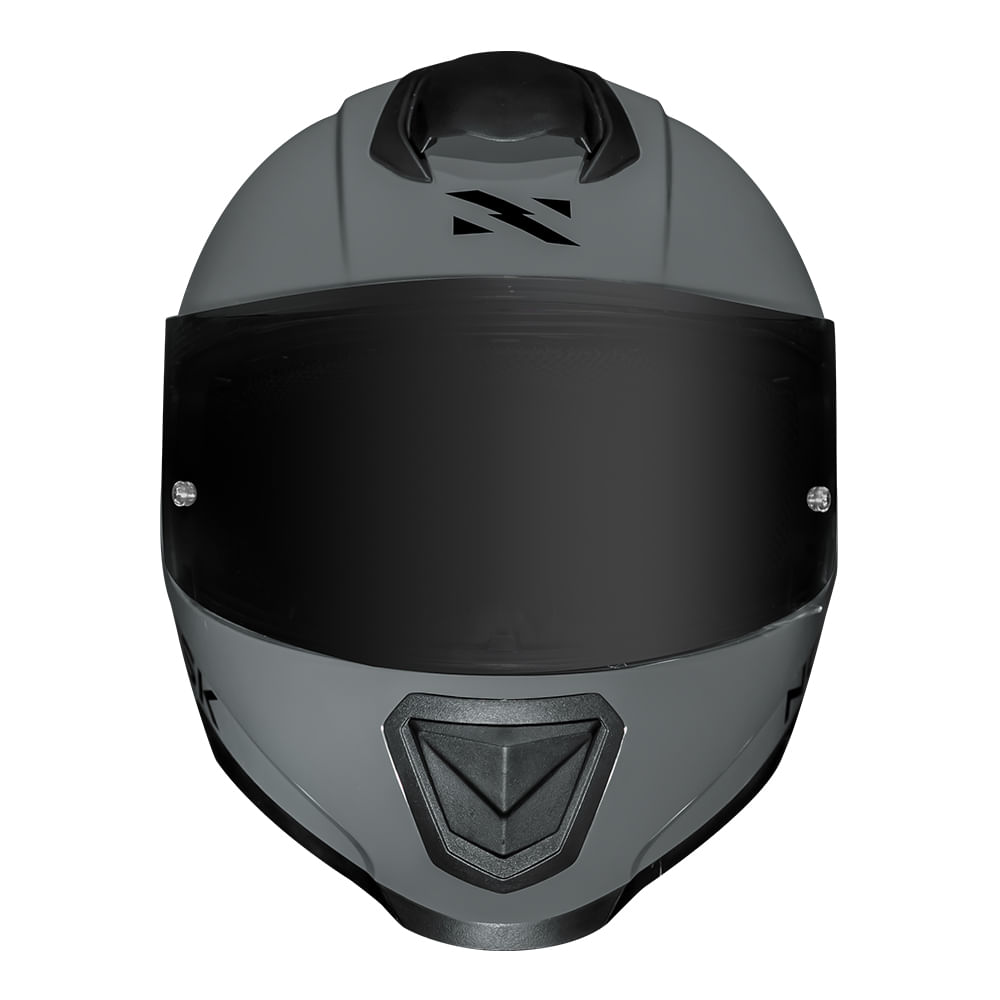 CAPACETE NORISK RAZOR MONOCOLOR NARDO CINZA 4