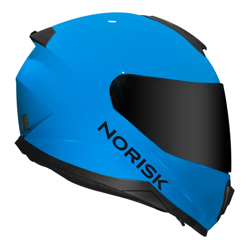 CAPACETE NORISK  RAZOR MONOCOLOR AZUL