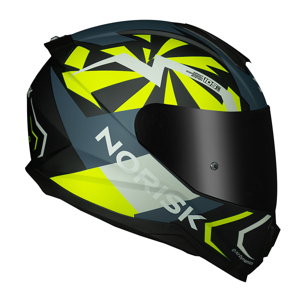 CAPACETE NORISK RAZOR GODSPEED AZUL FOSCO