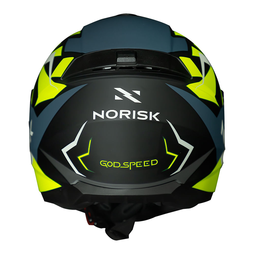 CAPACETE NORISK RAZOR GODSPEED AZUL FOSCO 2
