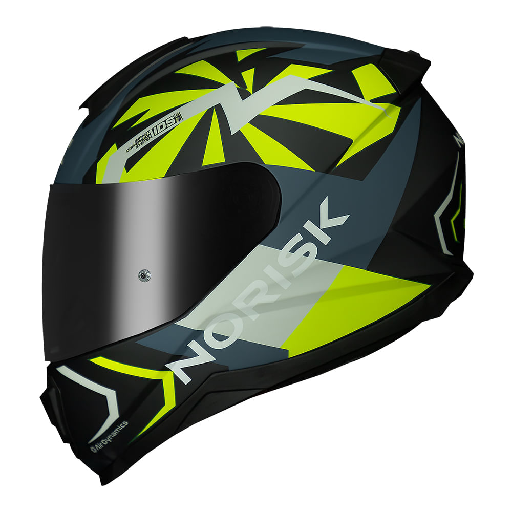 CAPACETE NORISK RAZOR GODSPEED AZUL FOSCO 3
