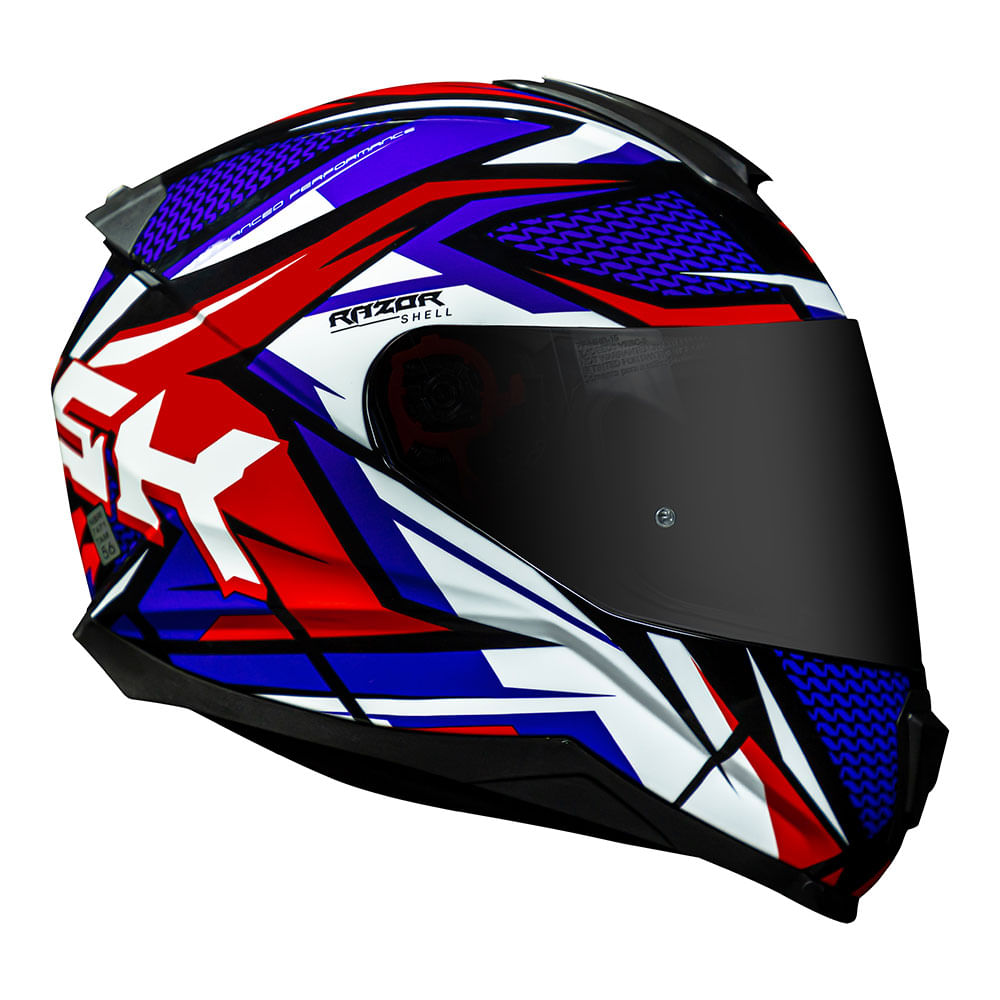 CAPACETE NORISK RAZOR SHARP AZUL