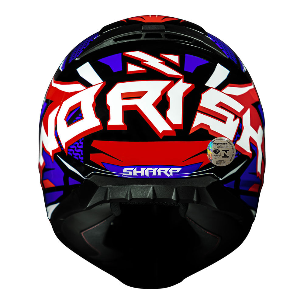 CAPACETE NORISK RAZOR SHARP AZUL 2