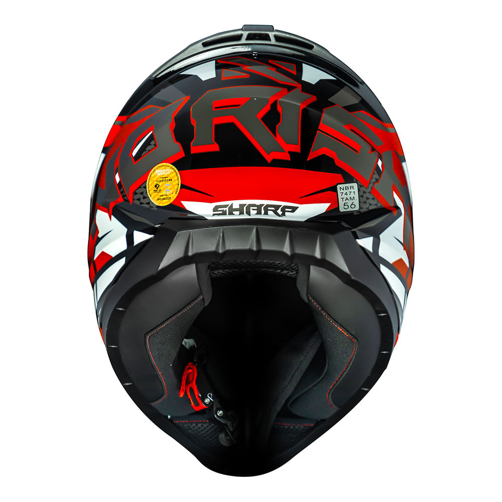 CAPACETE NORISK RAZOR SHARP PRETO 2