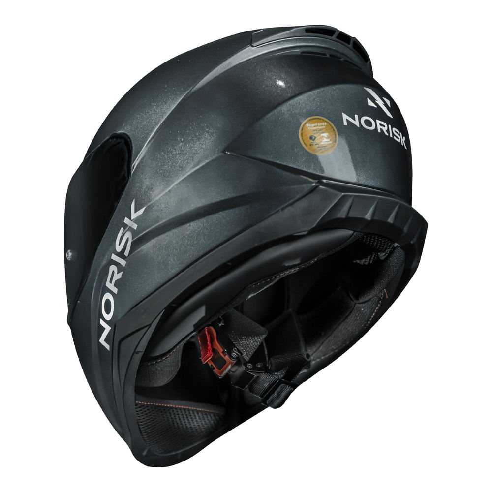 CAPACETE NORISK RAZOR MONOCOLOR TITANIUM 2