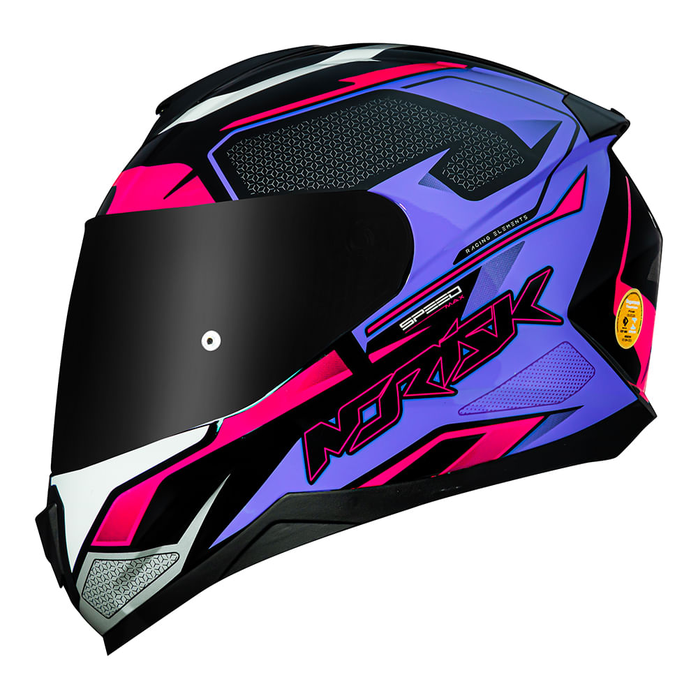 CAPACETE NORISK RAZOR SPEEDMAX ROSA 3
