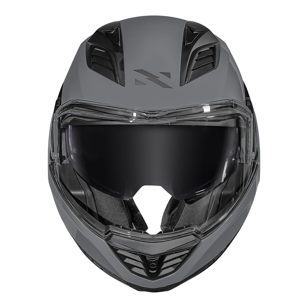 CAPACETE NORISK AVENGER MONOCOLOR NARDO CINZA 4