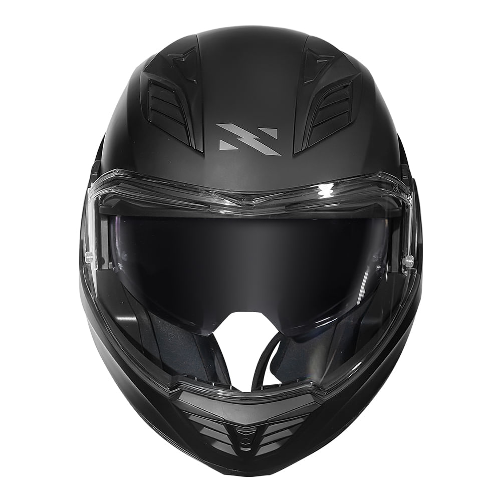 CAPACETE NORISK AVENGER MONOCOLOR PRETO FOSCO 4