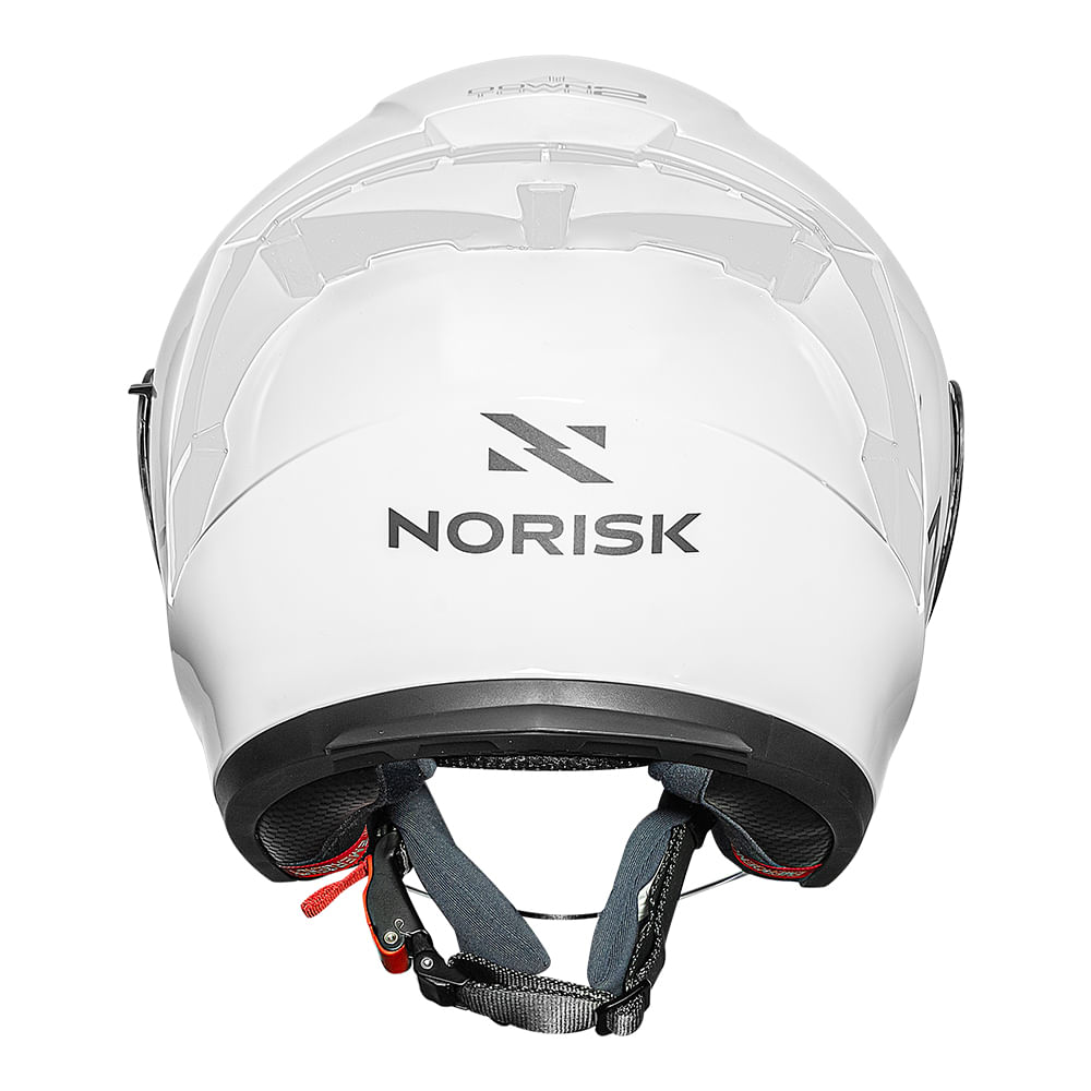 CAPACETE NORISK DOWNTOWN II MONOCOLOR BRANCO 2