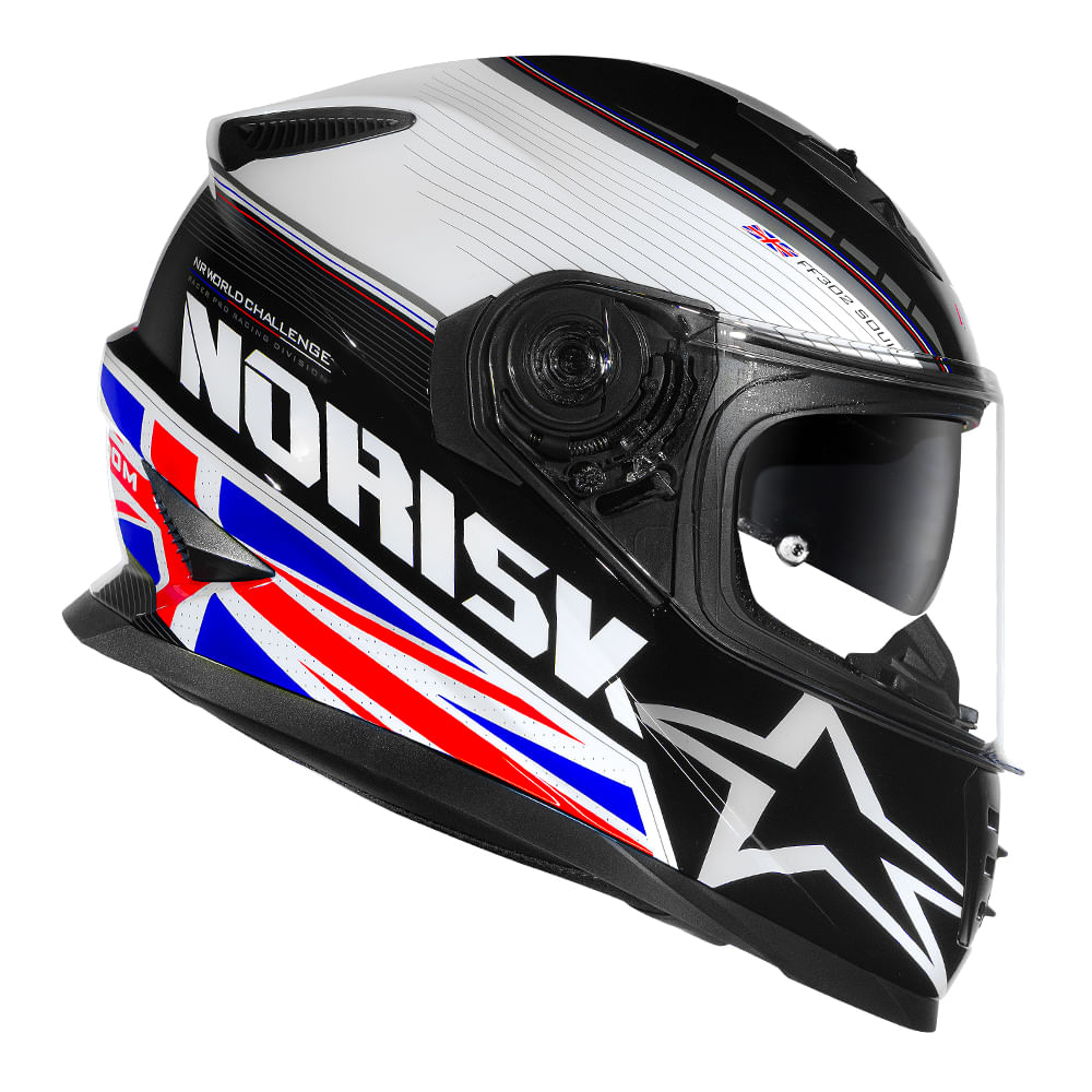 CAPACETE NORISK SOUL II GRAND PRIX UNITED KINGDOM