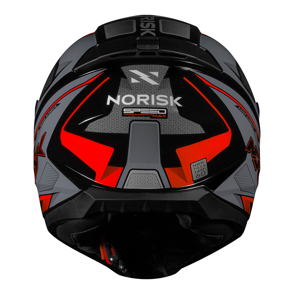 CAPACETE NORISK RAZOR SPEEDMAX LARANJA 2