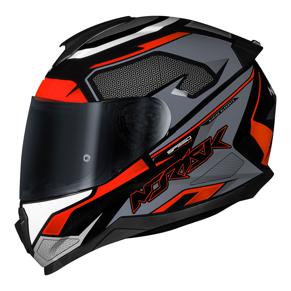 CAPACETE NORISK RAZOR SPEEDMAX LARANJA 3