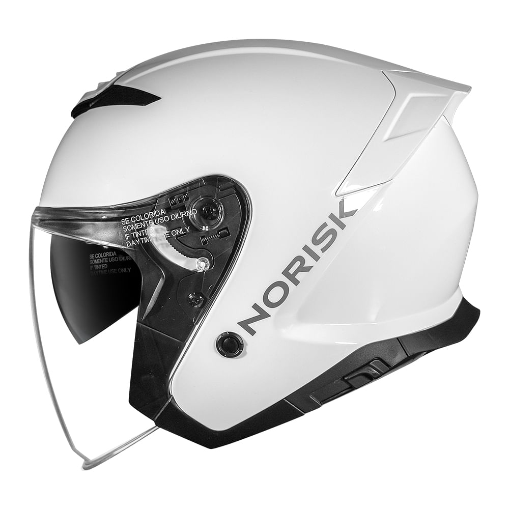CAPACETE NORISK CITY MONOCOLOR BRANCO 3