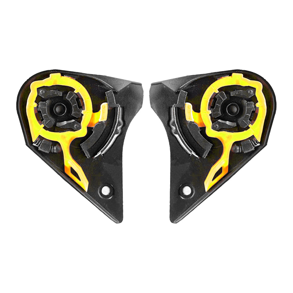 SUPORTE DE VISEIRA NORISK CAPACETE RAZOR AMARELO