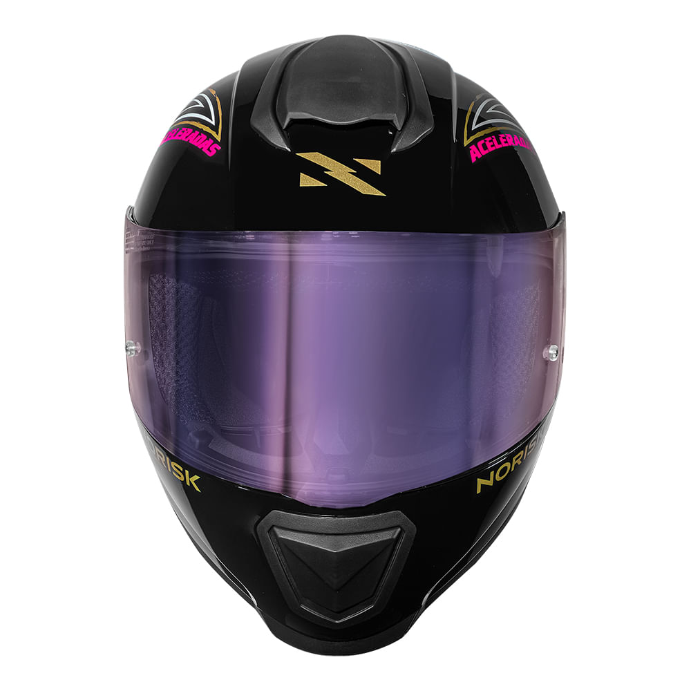 CAPACETE NORISK RAZOR ACELERADAS PRETO 2