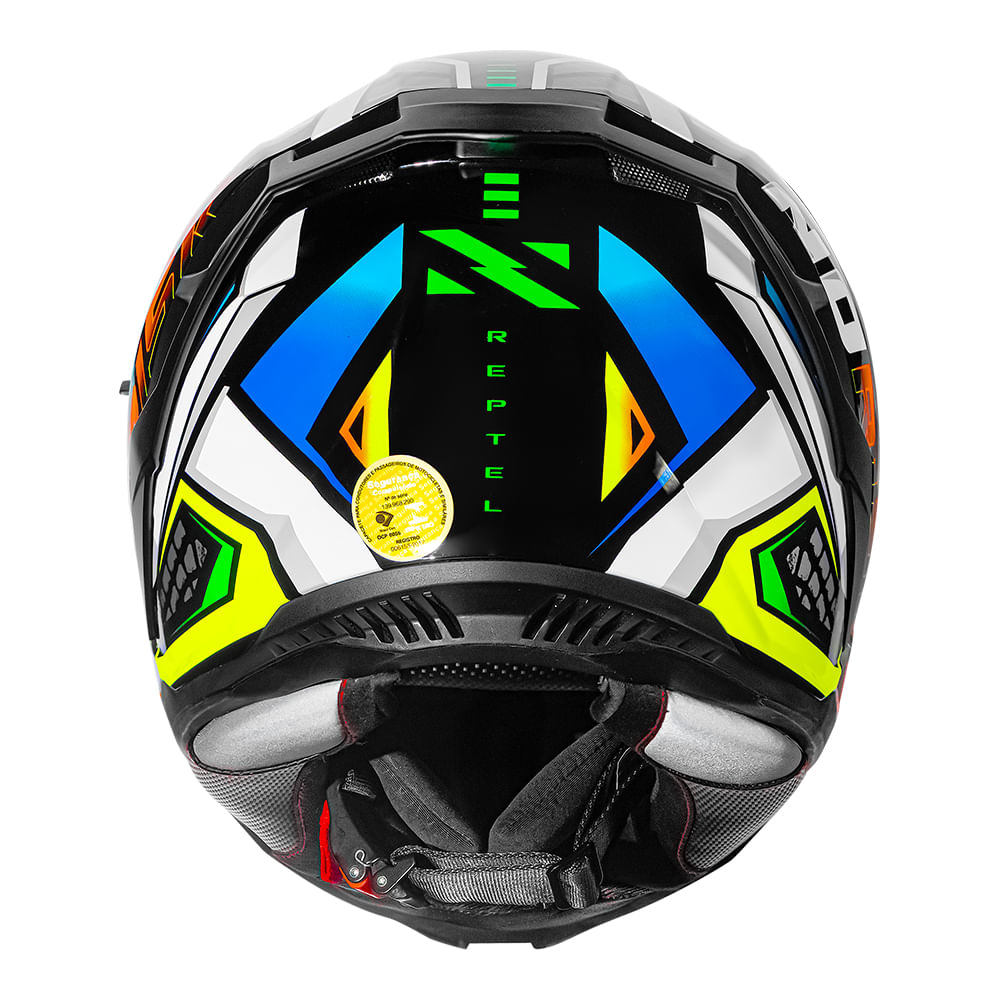 CAPACETE NORISK STRADA II REPTEL VERMELHO 2