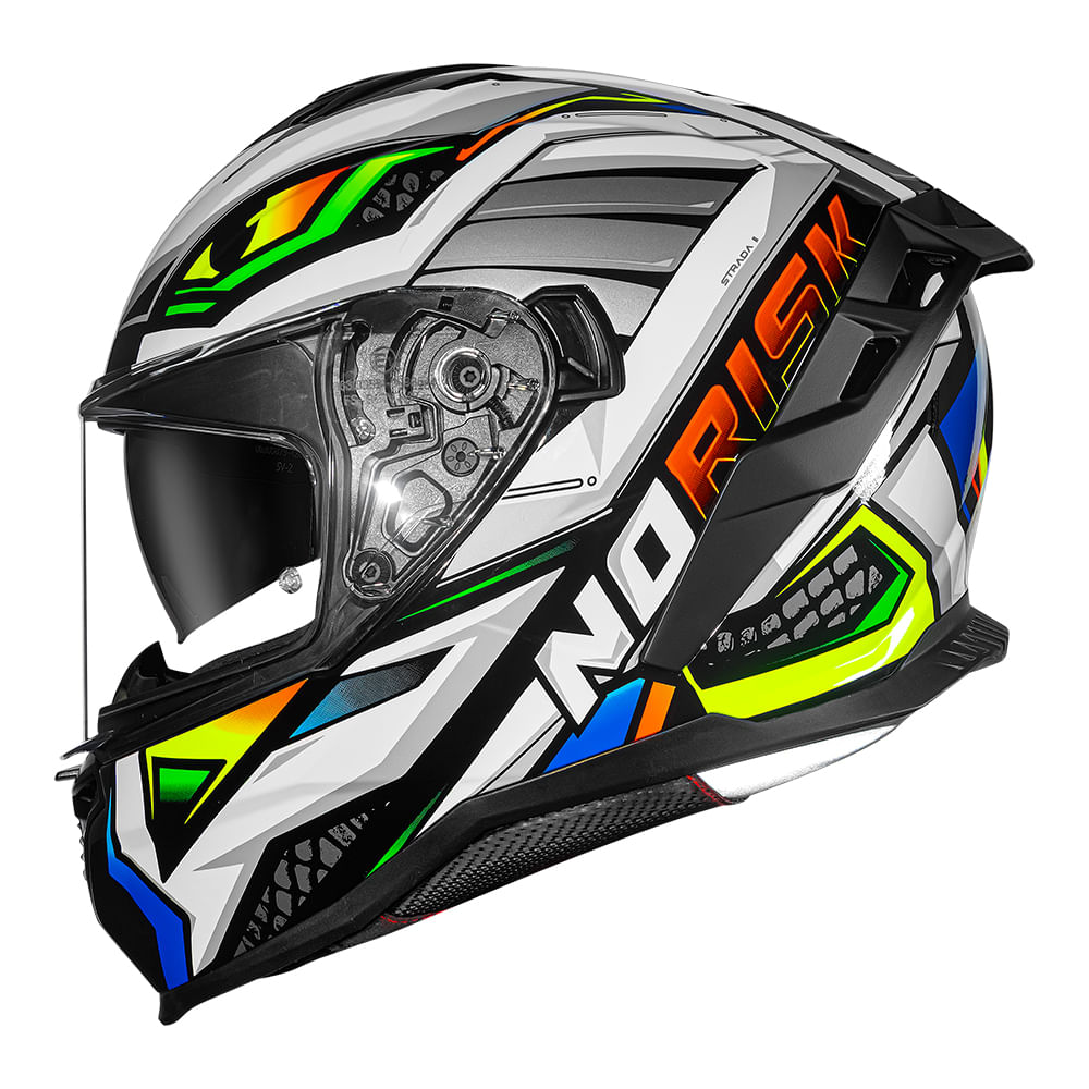 CAPACETE NORISK STRADA II REPTEL VERMELHO 3
