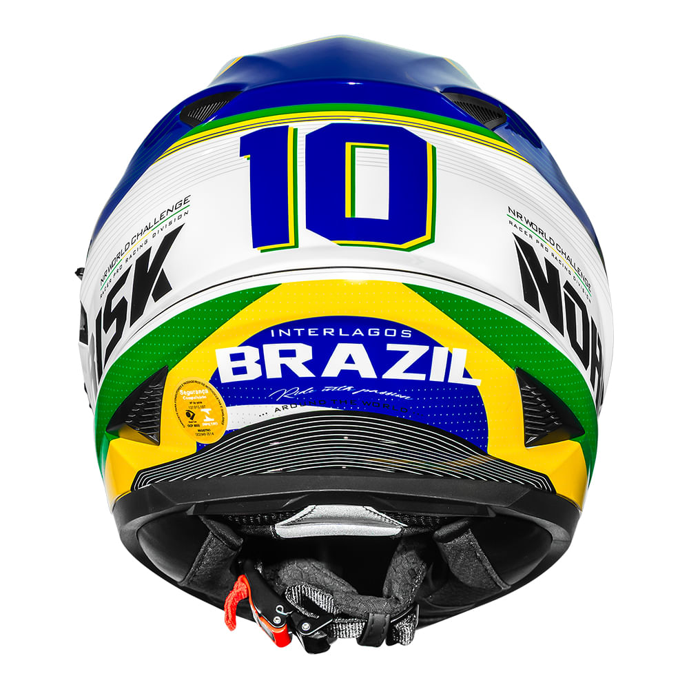 CAPACETE NORISK SOUL II GRAND PRIX BRAZIL 2