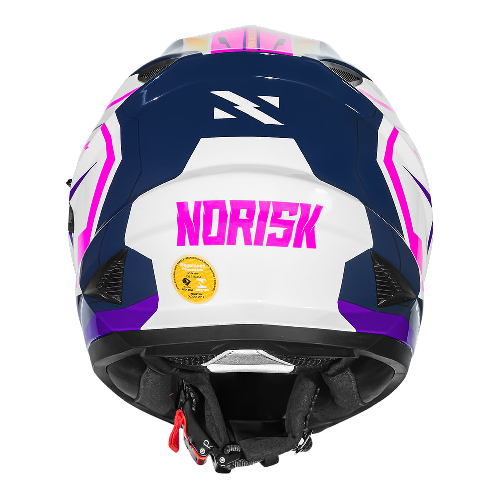 CAPACETE NORISK SOUL II FACTOR BRANCO 2