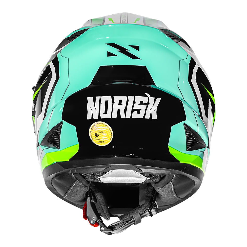 CAPACETE NORISK SOUL II FACTOR PRETO 2