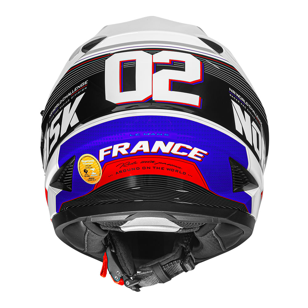 CAPACETE NORISK SOUL II GRAND PRIX FRANCE 2