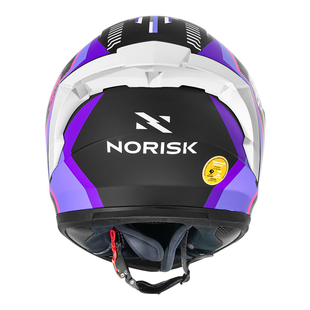 CAPACETE NORISK FLOW VIZION ROXO 2