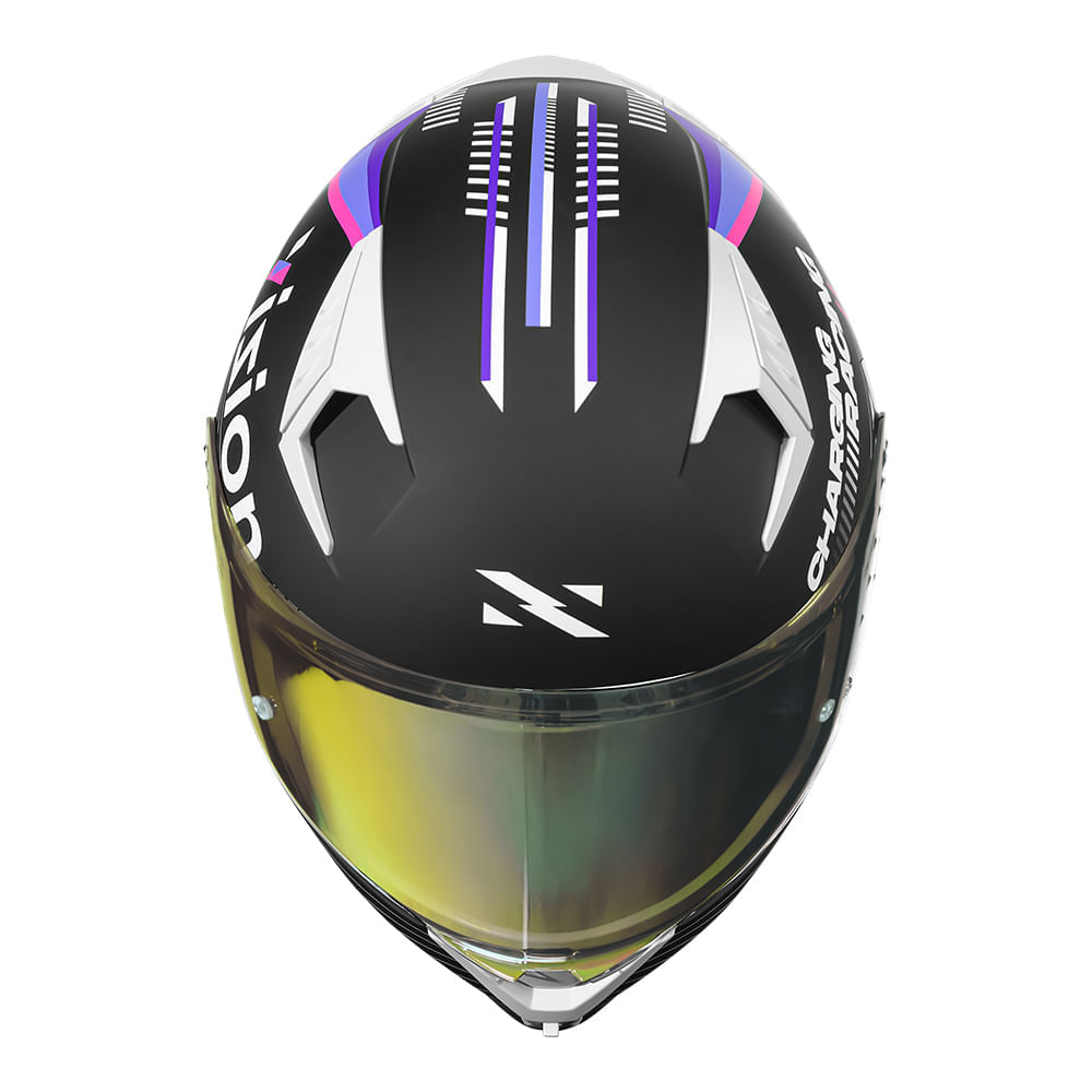 CAPACETE NORISK FLOW VIZION ROXO 4