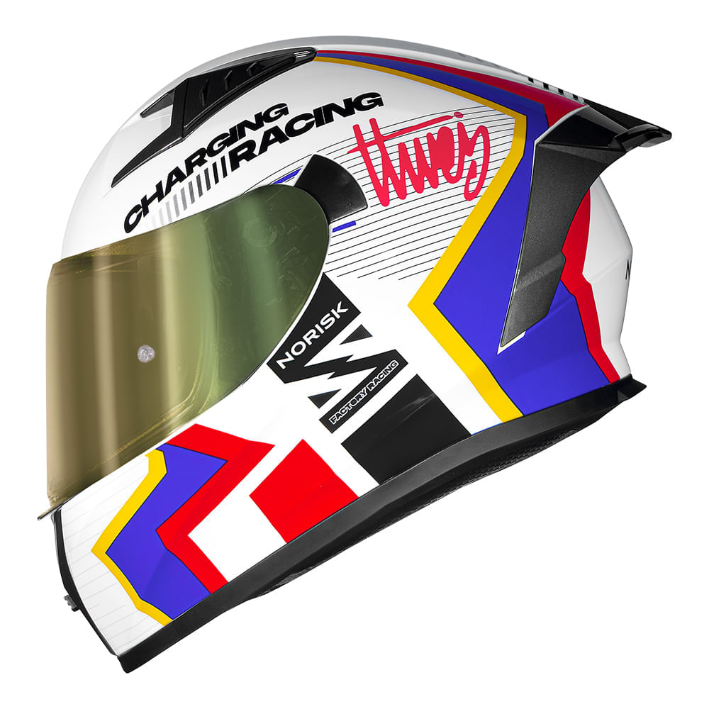 CAPACETE NORISK FLOW VIZION BRANCO 3