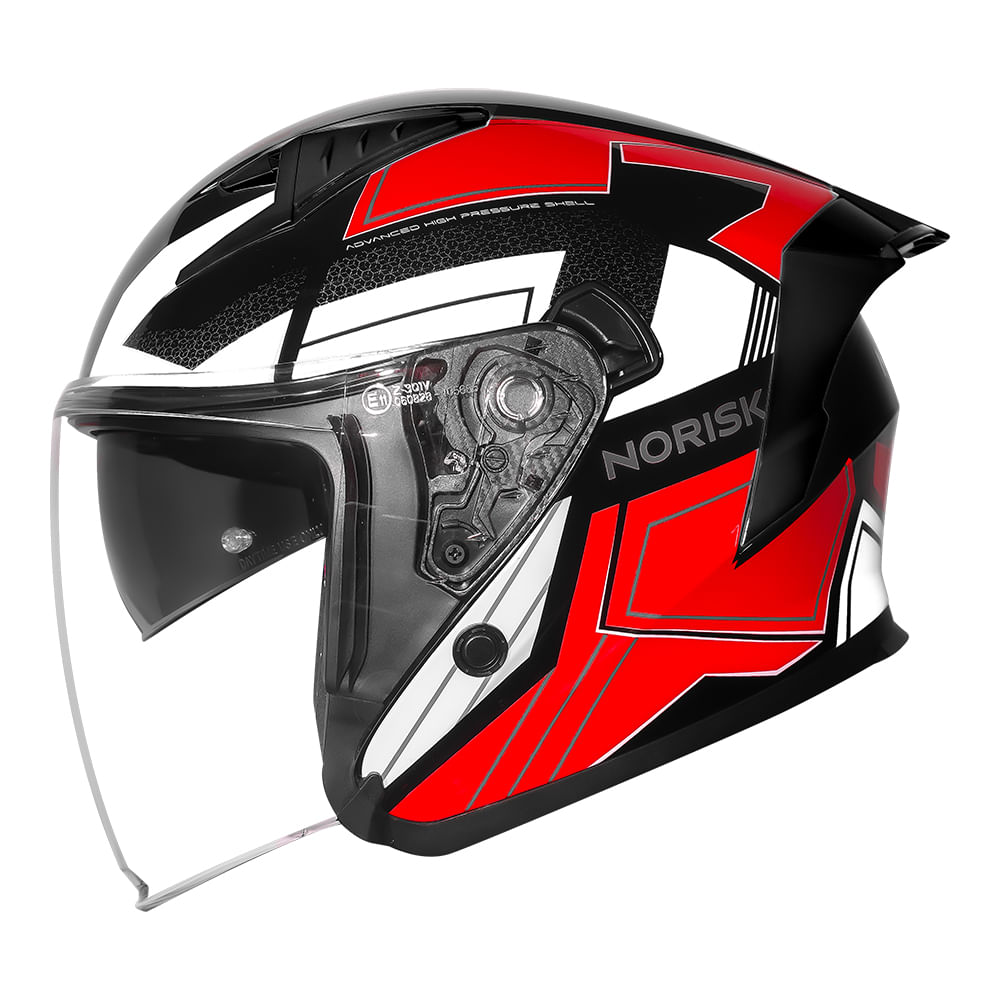 CAPACETE NORISK DOWNTOWN II PROVENZA VERMELHO 3