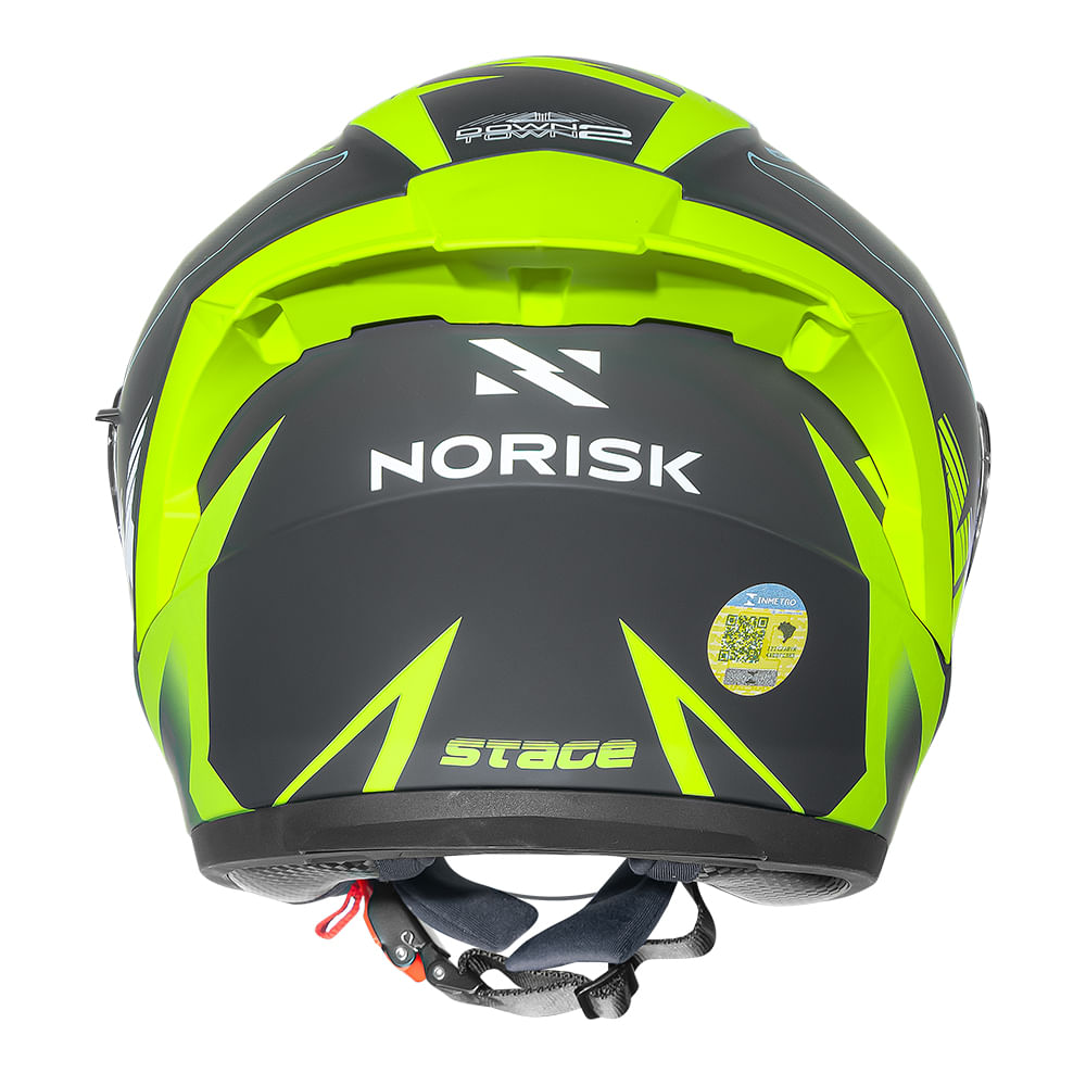 CAPACETE NORISK DOWNTOWN II STAGE AMARELO FOSCO 2