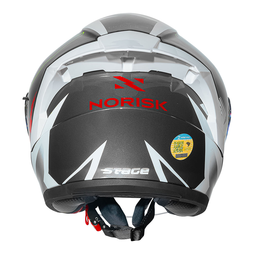 CAPACETE NORISK DOWNTOWN II STAGE CINZA 2