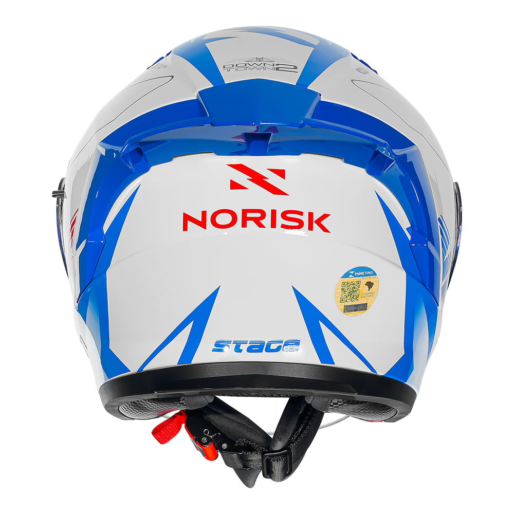 CAPACETE NORISK DOWNTOWN II STAGE BRANCO 2