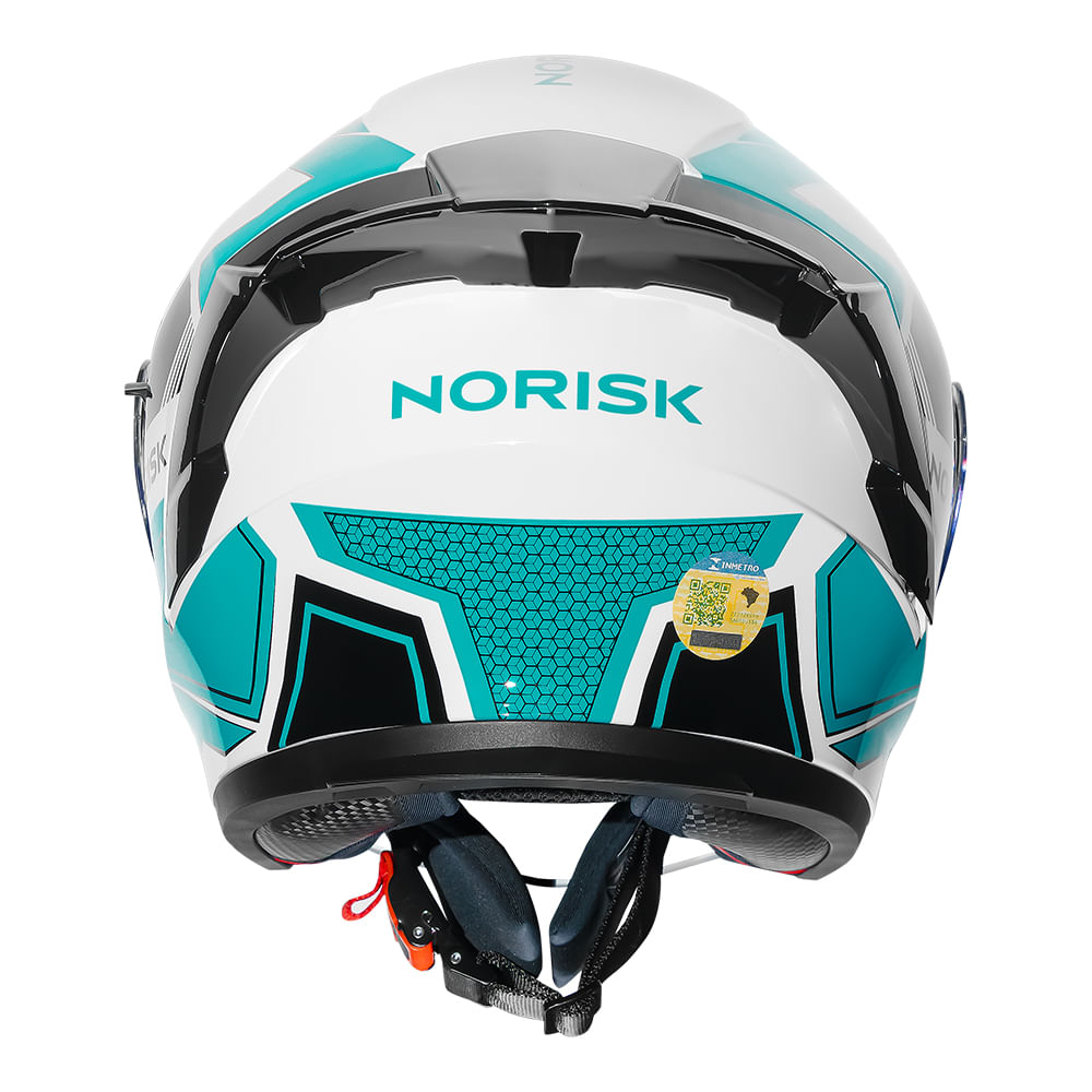 CAPACETE NORISK DOWNTOWN II PROVENZA BRANCO 2