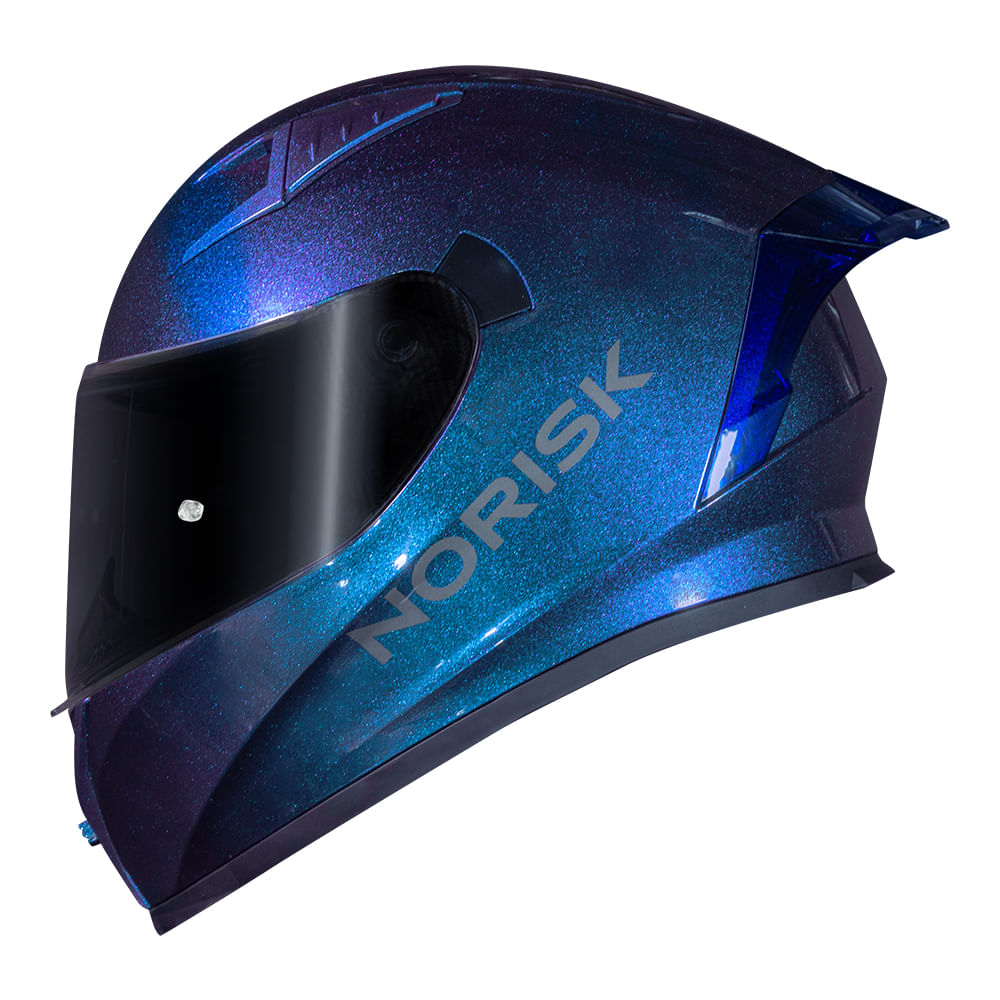CAPACETE NORISK FLOW MONOCOLOR AZUL 4