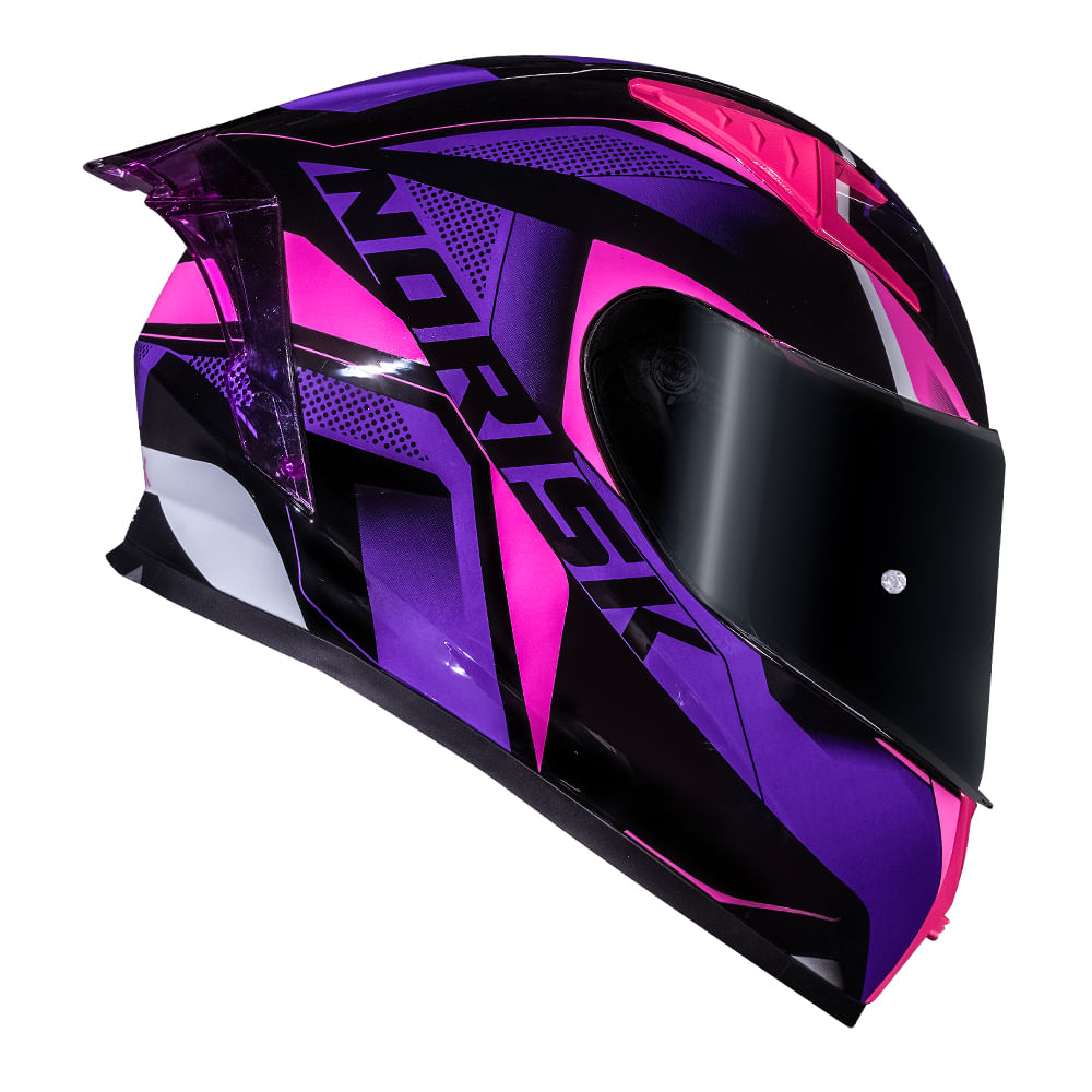 CAPACETE NORISK FLOW PULSE ROXO