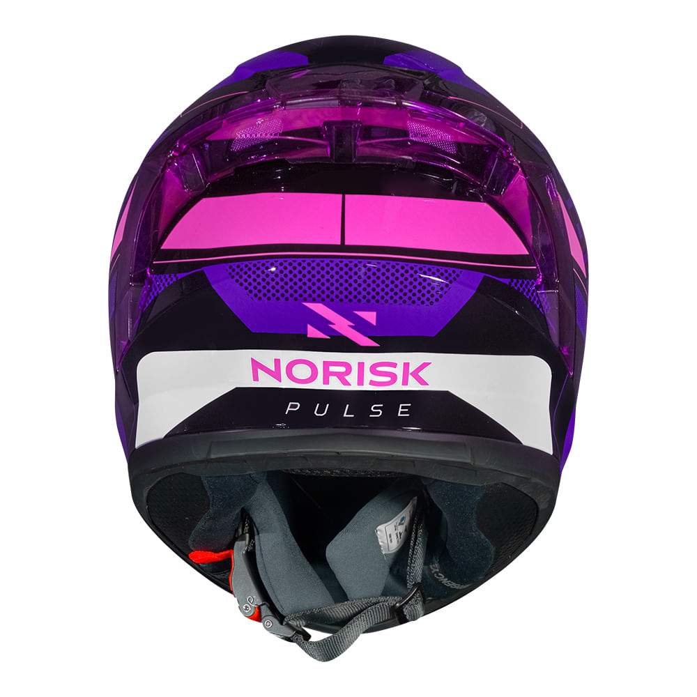 CAPACETE NORISK FLOW PULSE ROXO 2