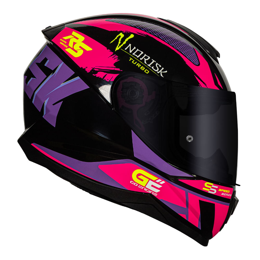 CAPACETE NORISK RAZOR TURBO ROSA