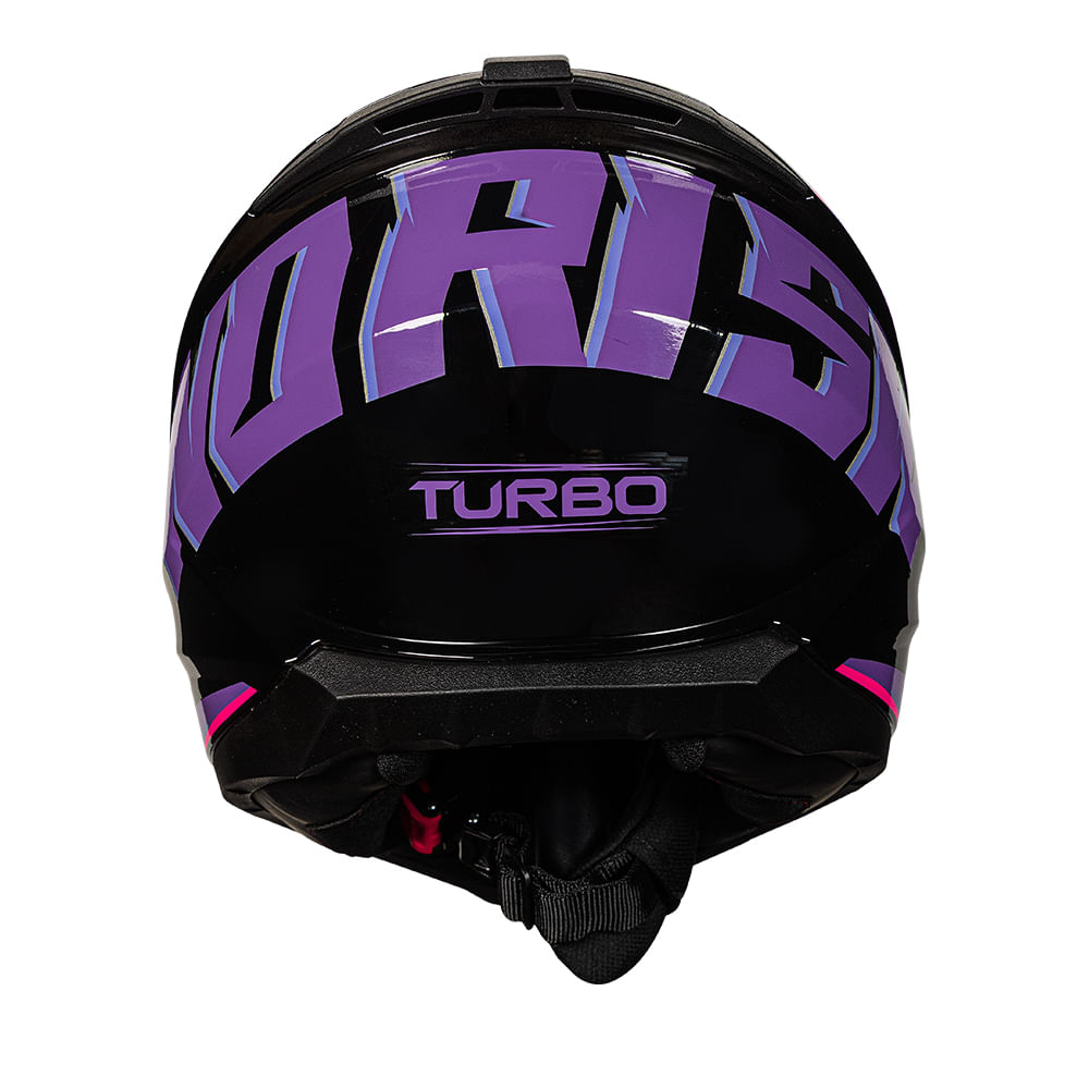 CAPACETE NORISK RAZOR TURBO ROSA 2